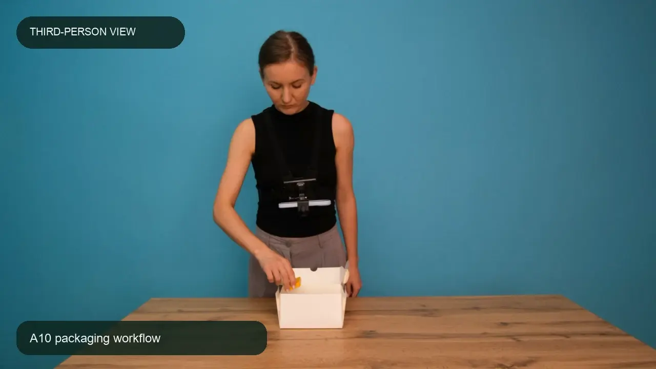 Third-person preview of packaging workflow from the EDP dataset