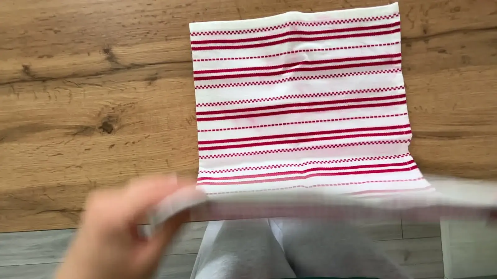Fold a towel chest-mounted preview poster