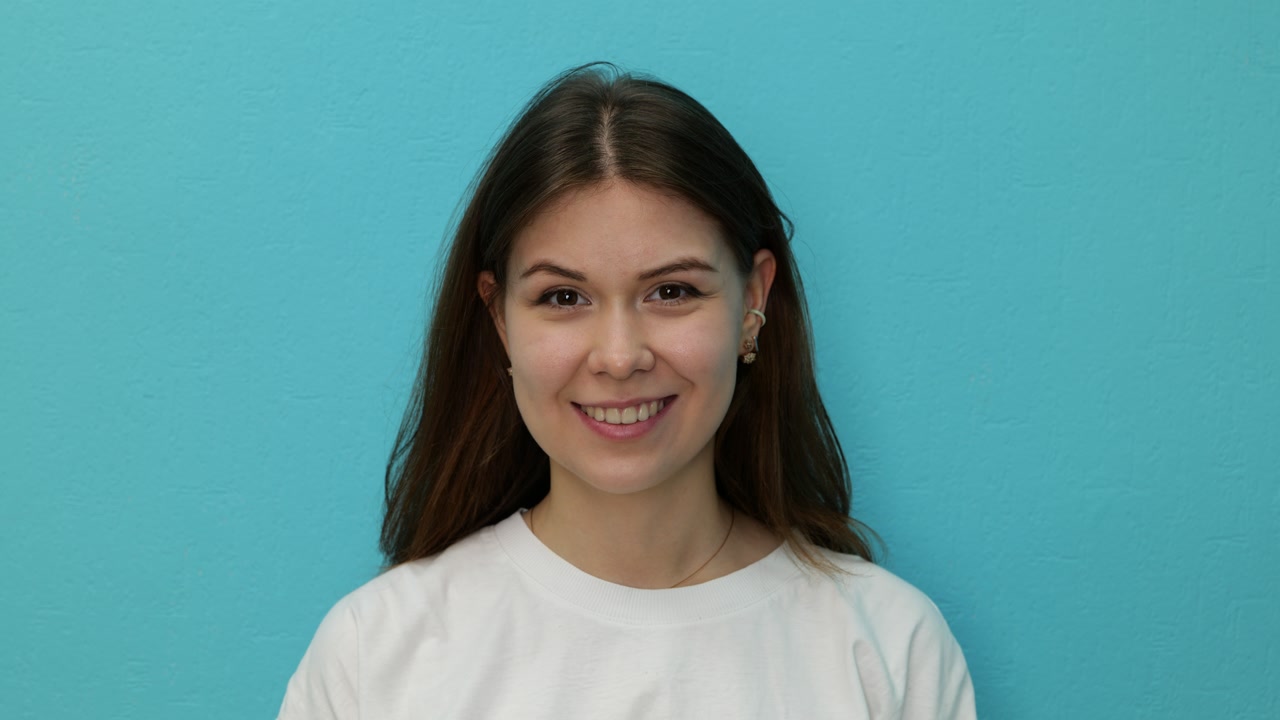 Open smile, recorded participant P0016