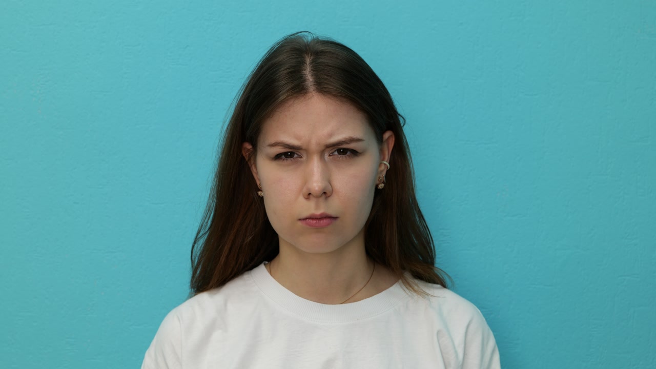 Brows lowered, recorded participant P0016